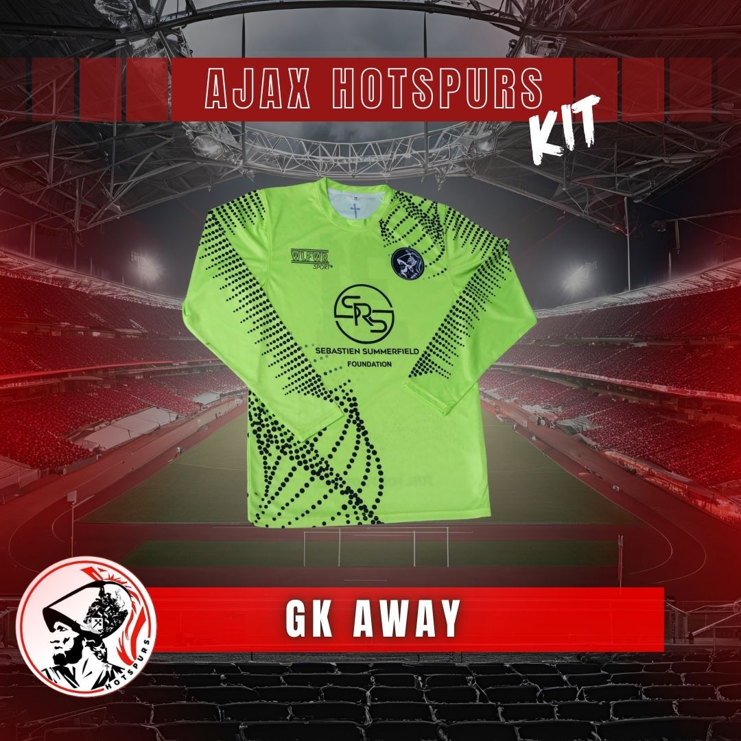 Hotspurs official away goal keeper jersey
